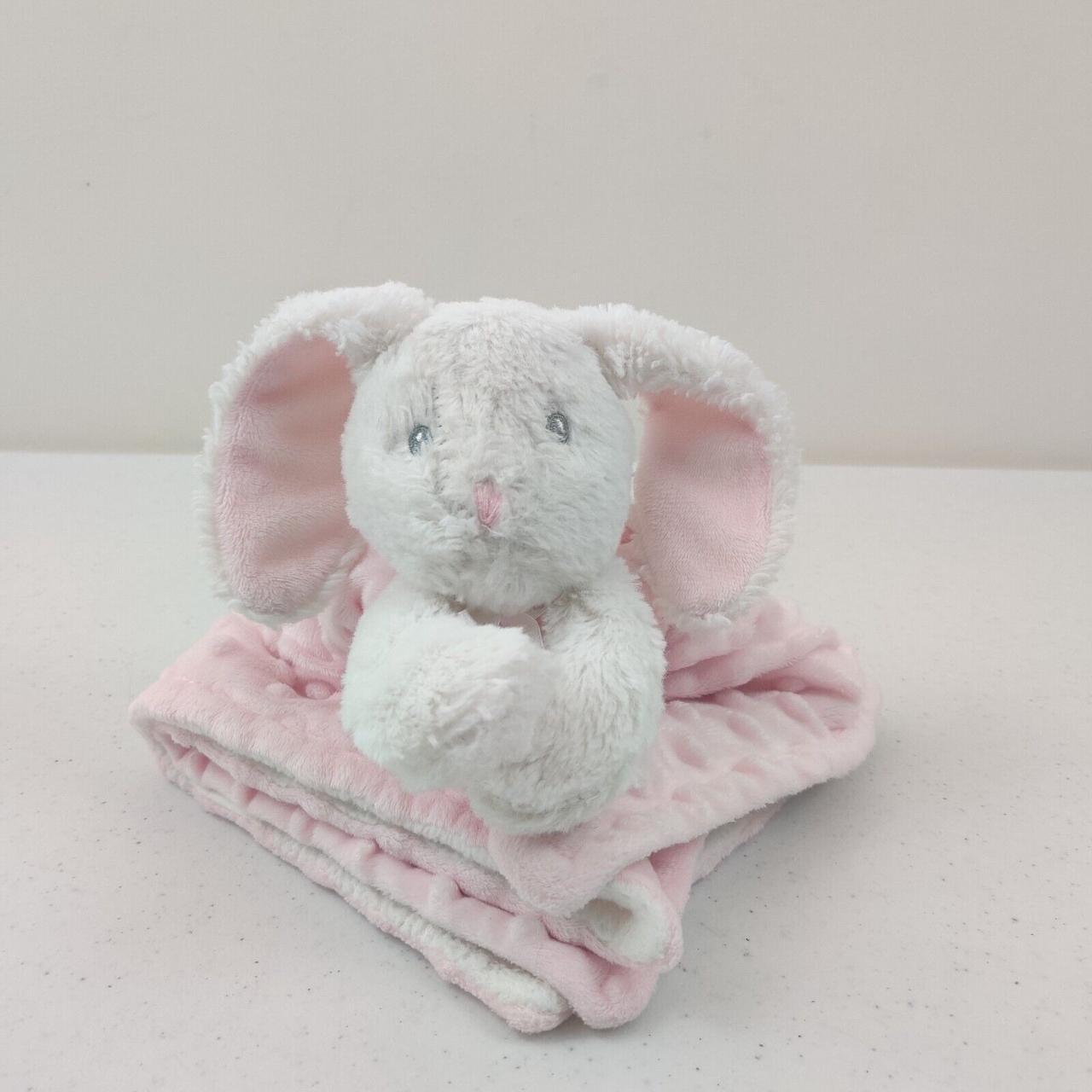 Baby Lovey Blanket Pink Elephant Security Blanket Security Blanket