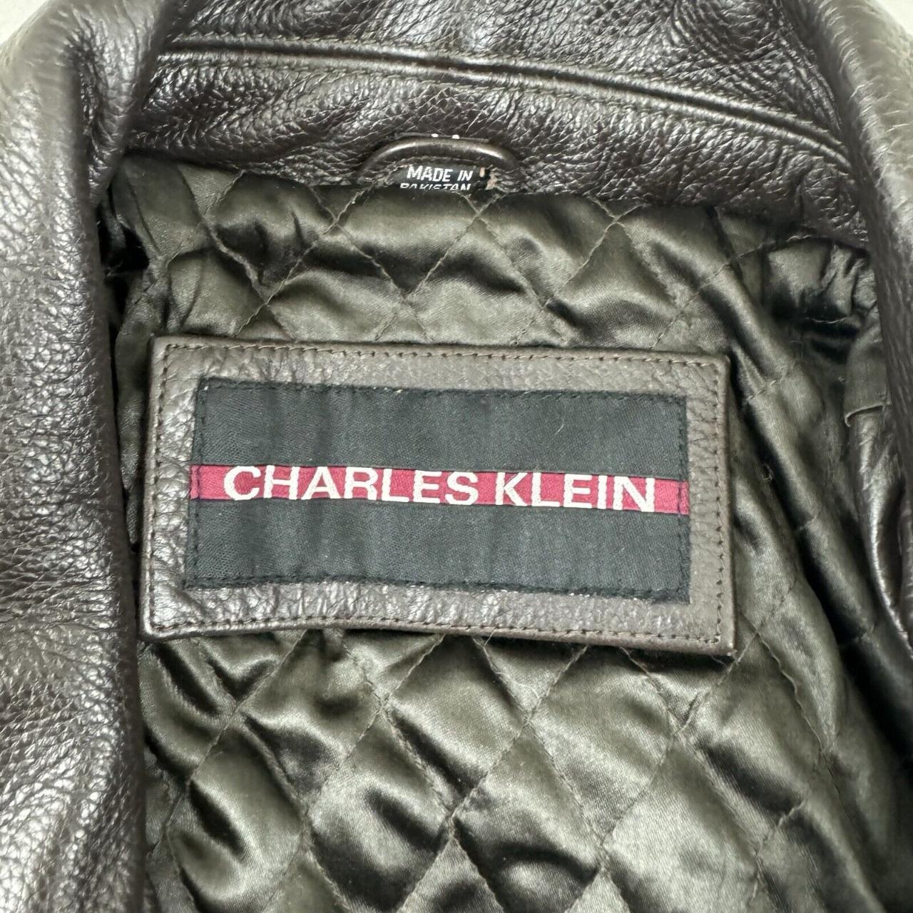 Charles klein leather coat best sale