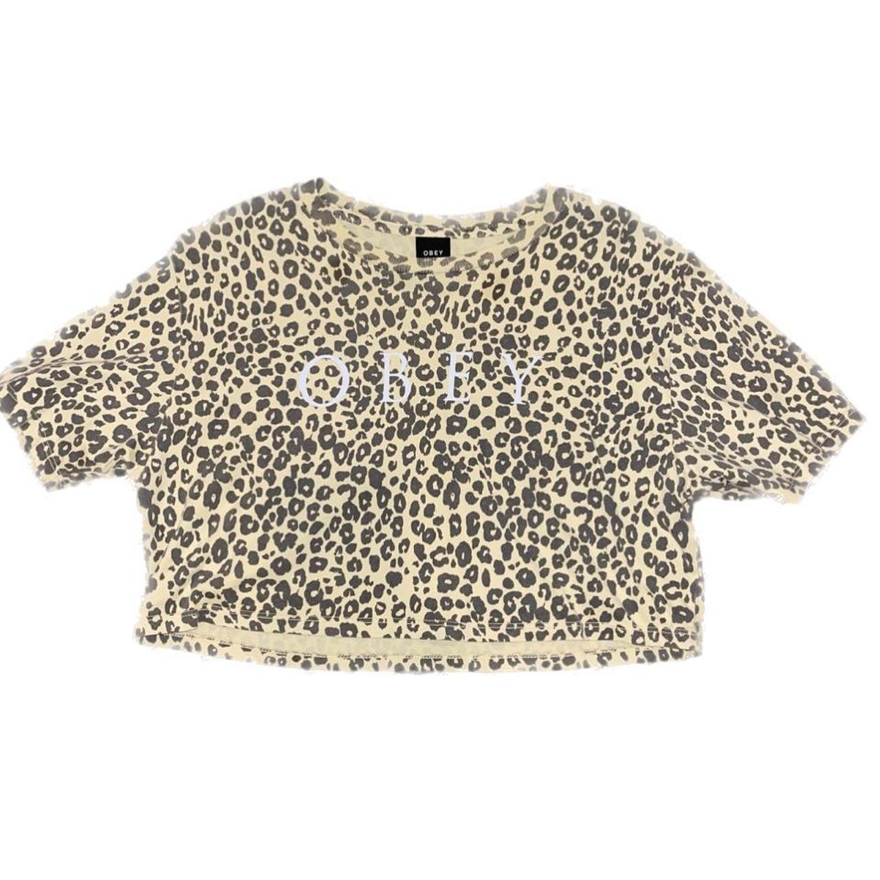 obey leopard shirt