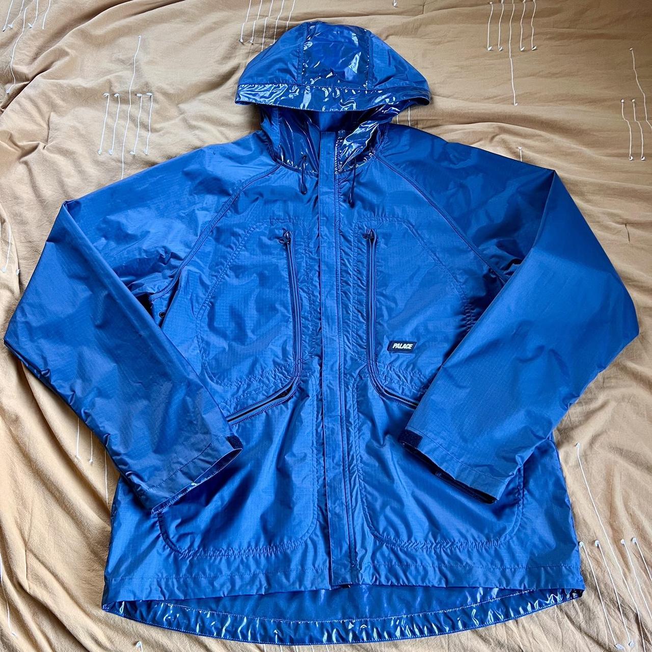 Palace das a wrap jacket Navy color way SS20 Size L... - Depop