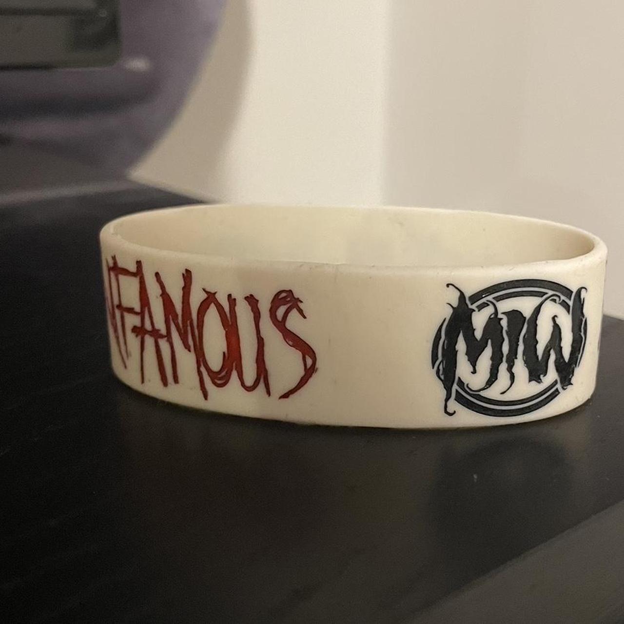 Rare motionless in white infamous era bracelet Depop