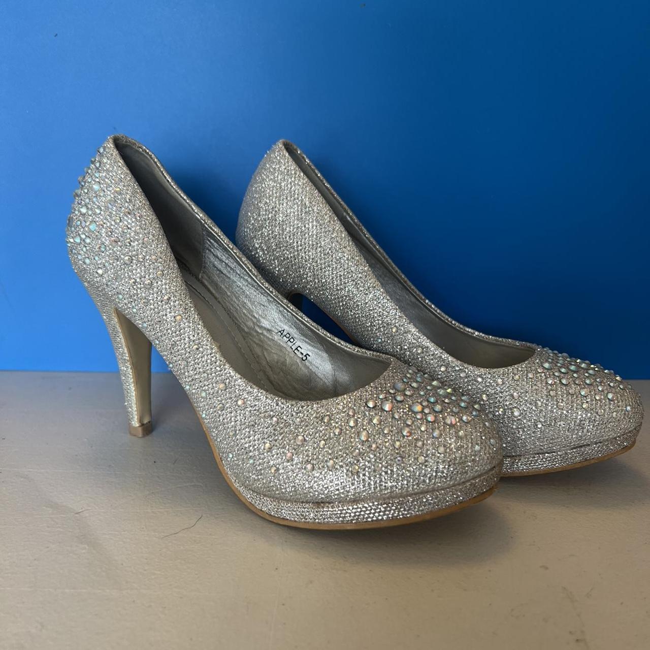 Top moda silver store heels