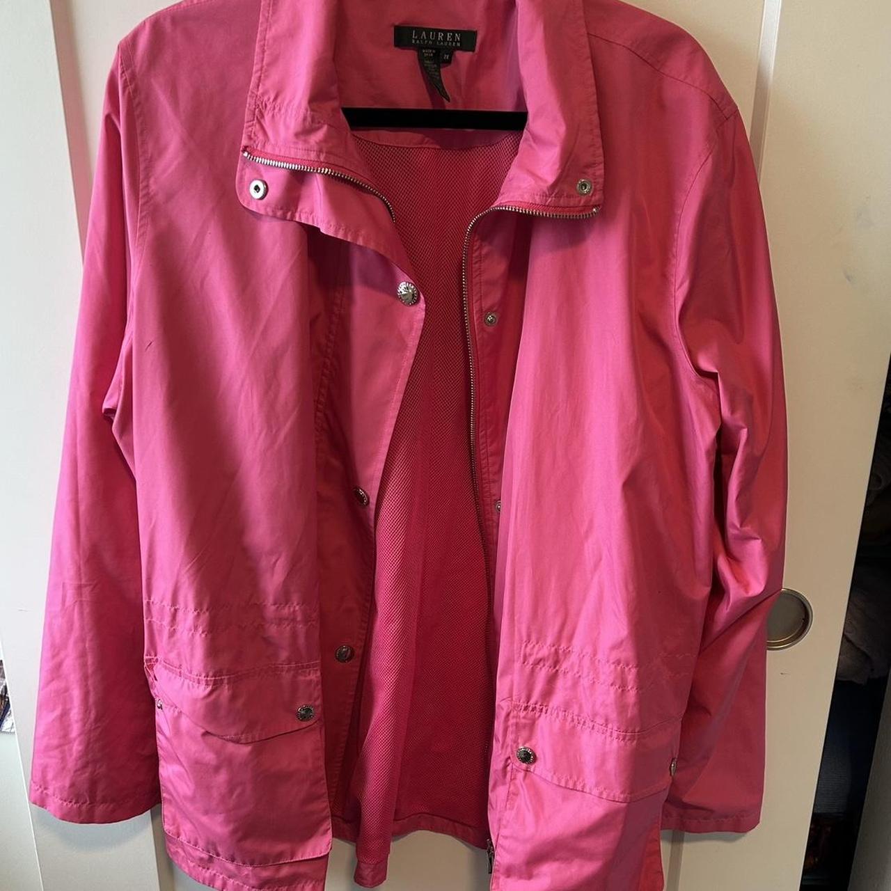 Polo Ralph Lauren Women's Pink Jacket | Depop