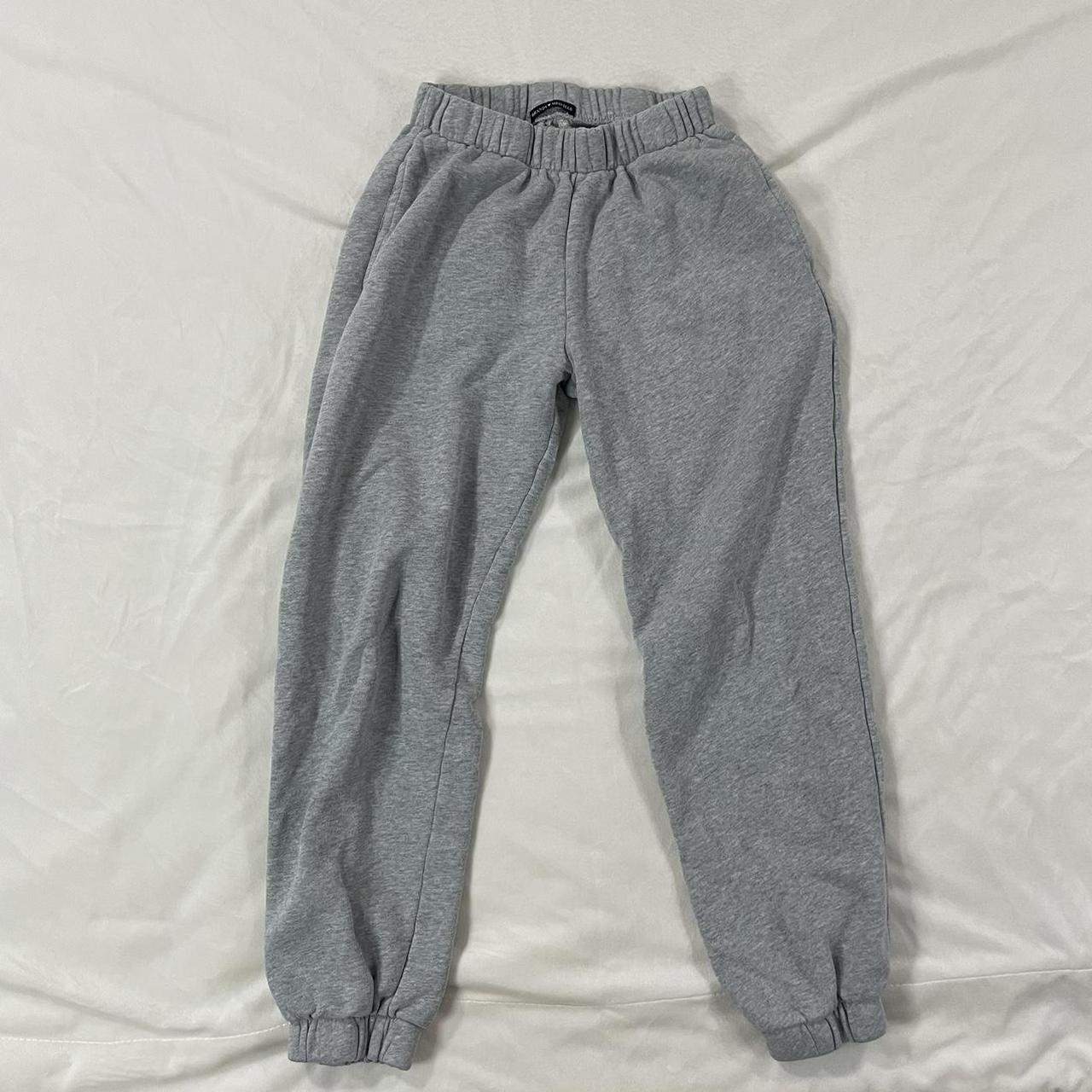 Brandy Melville Rosa sweats in heather grey Nice... Depop