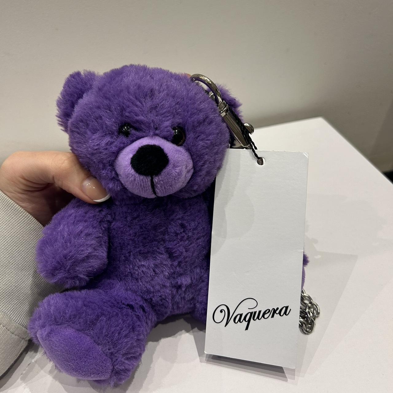 Vaquera teddy bear stainless steel keychain in | Depop