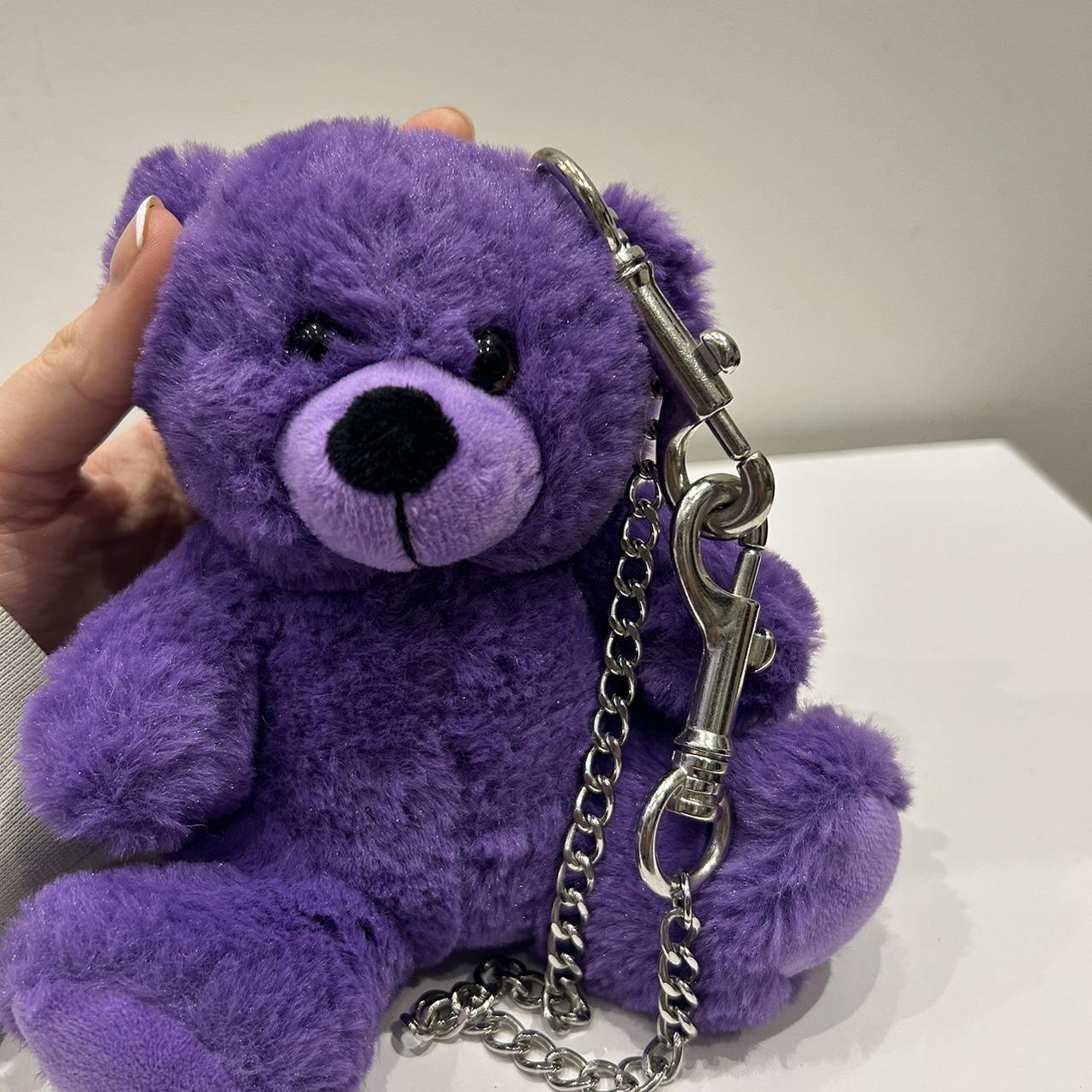 Vaquera teddy bear stainless steel keychain in | Depop