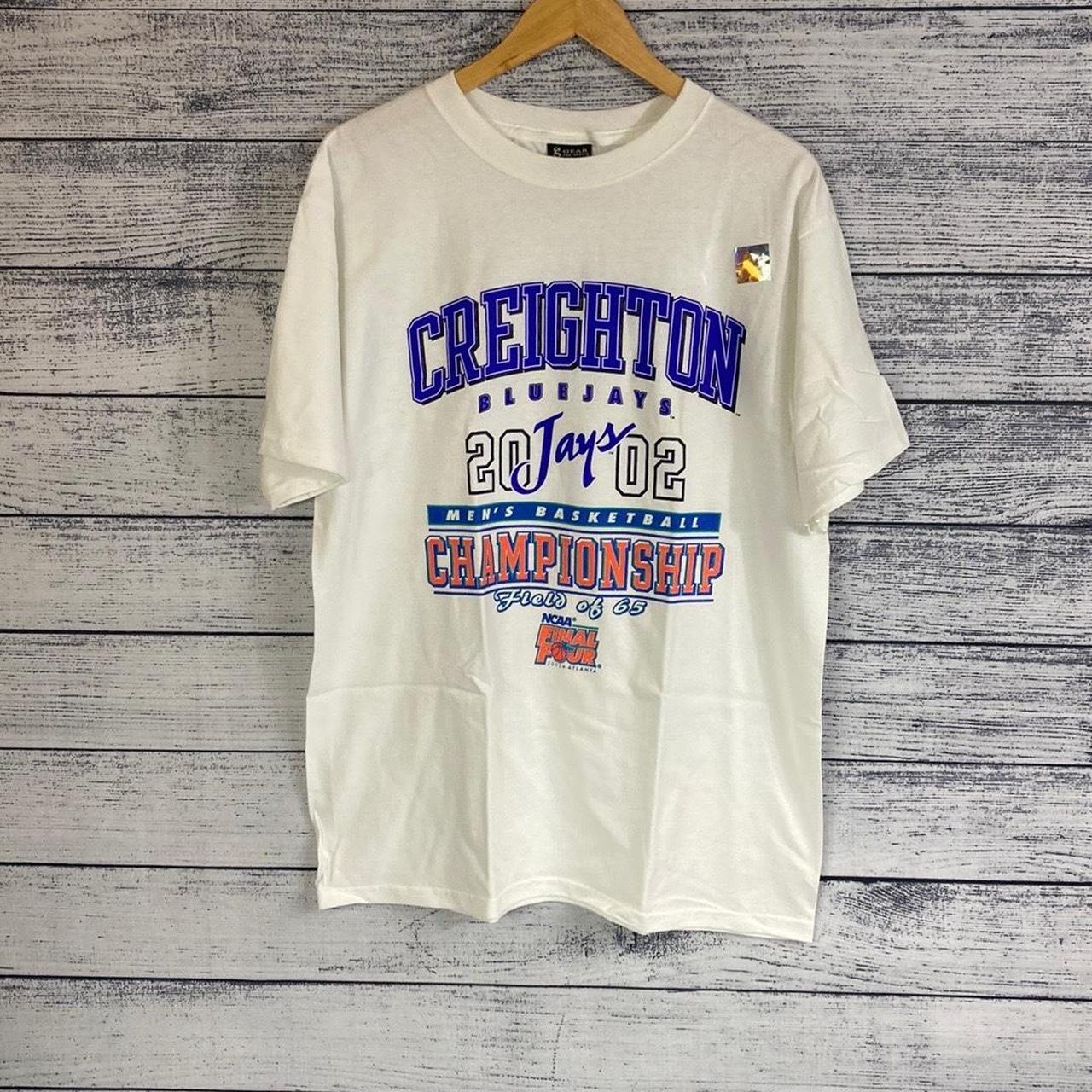 NCAA Men's White and Blue T-shirt | Depop