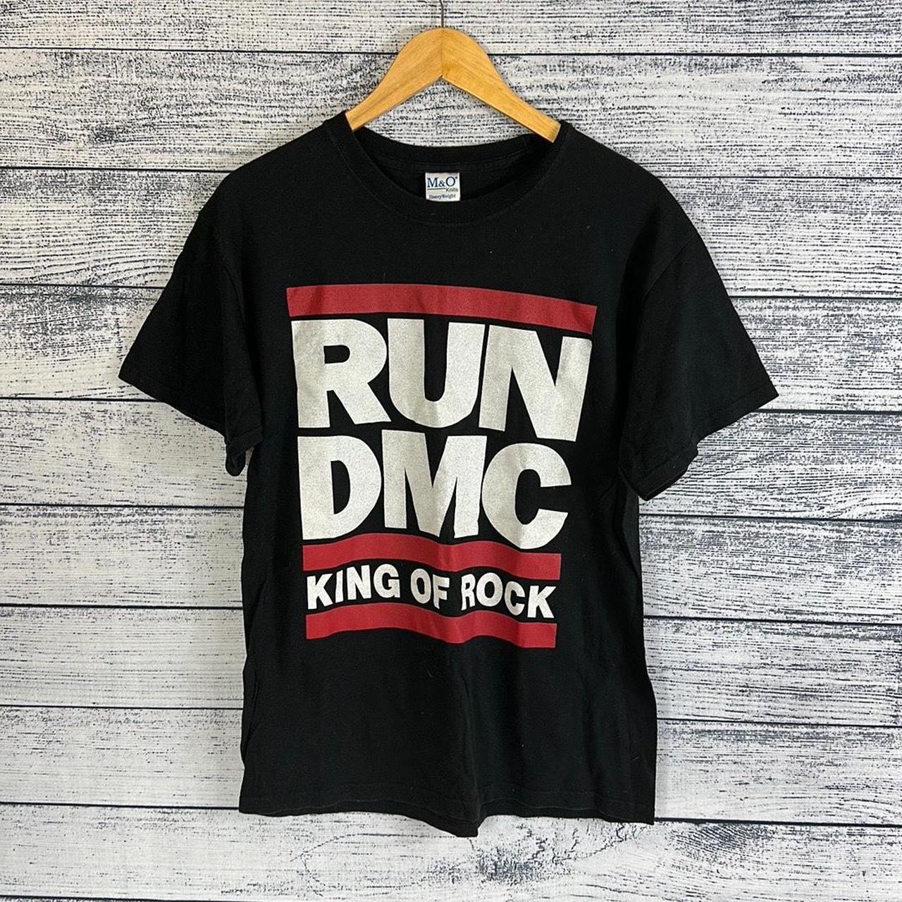 ✨ Vintage 90s Run DMC King Of Rock t-shirt M&O... - Depop