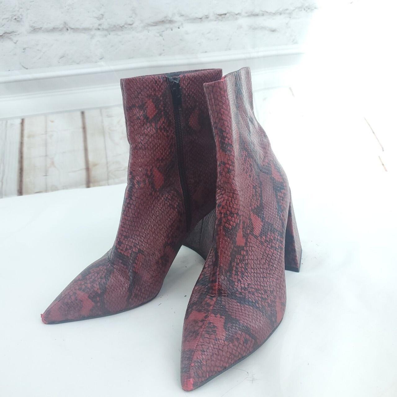 Steve madden red outlet boots