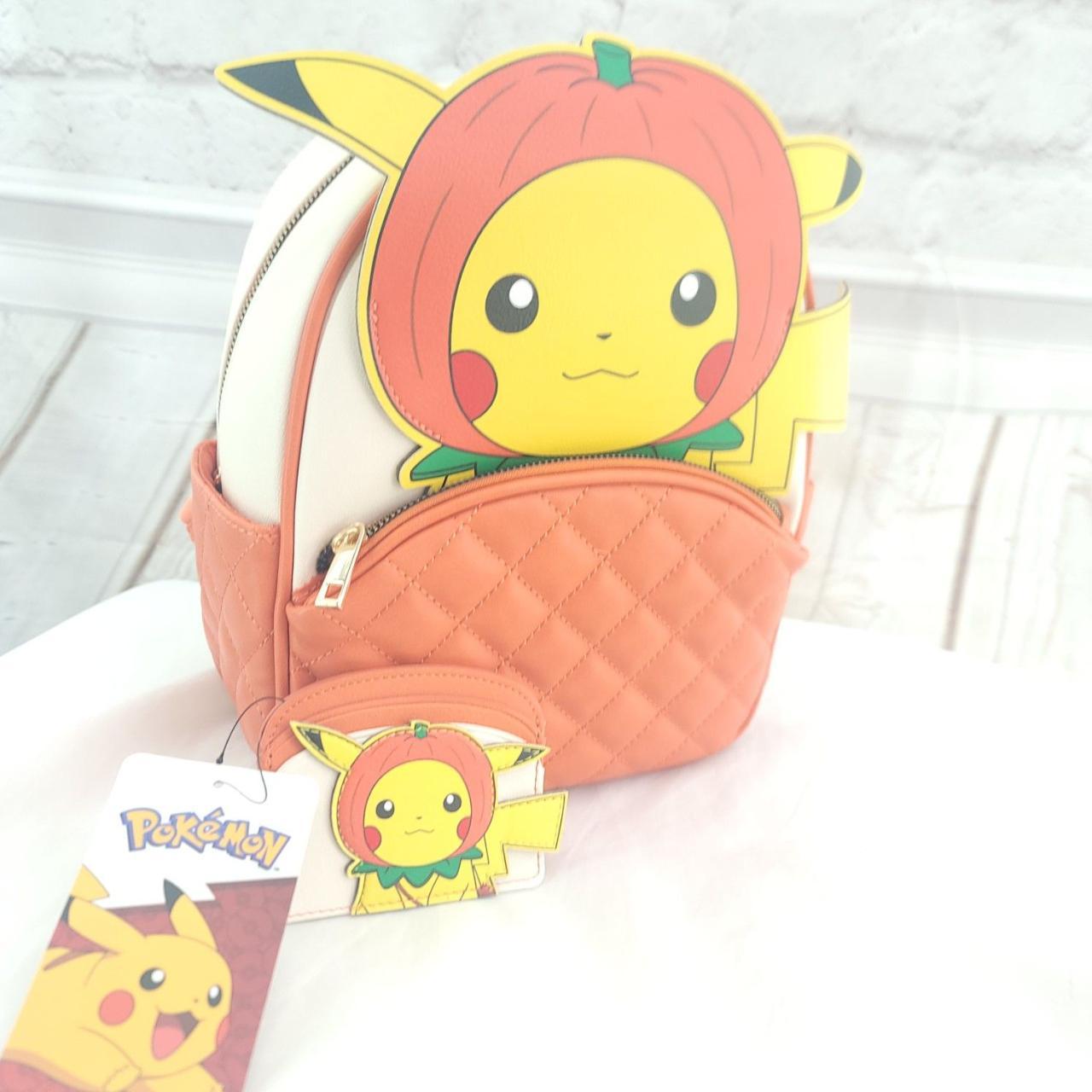 Pokémon pumpkin purchases Halloween Eevee loungefly backpack bag