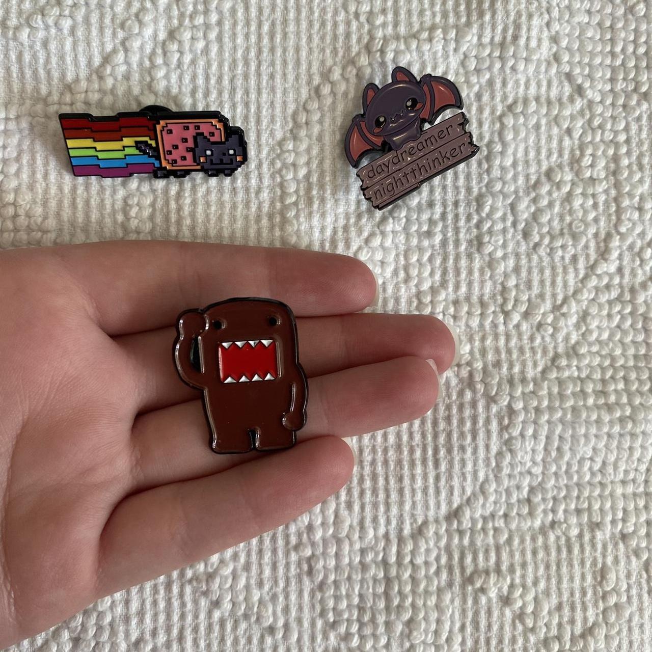 Scenecore Pins Hot Topic Pins Nyan Cat Domo Kun Pin Depop