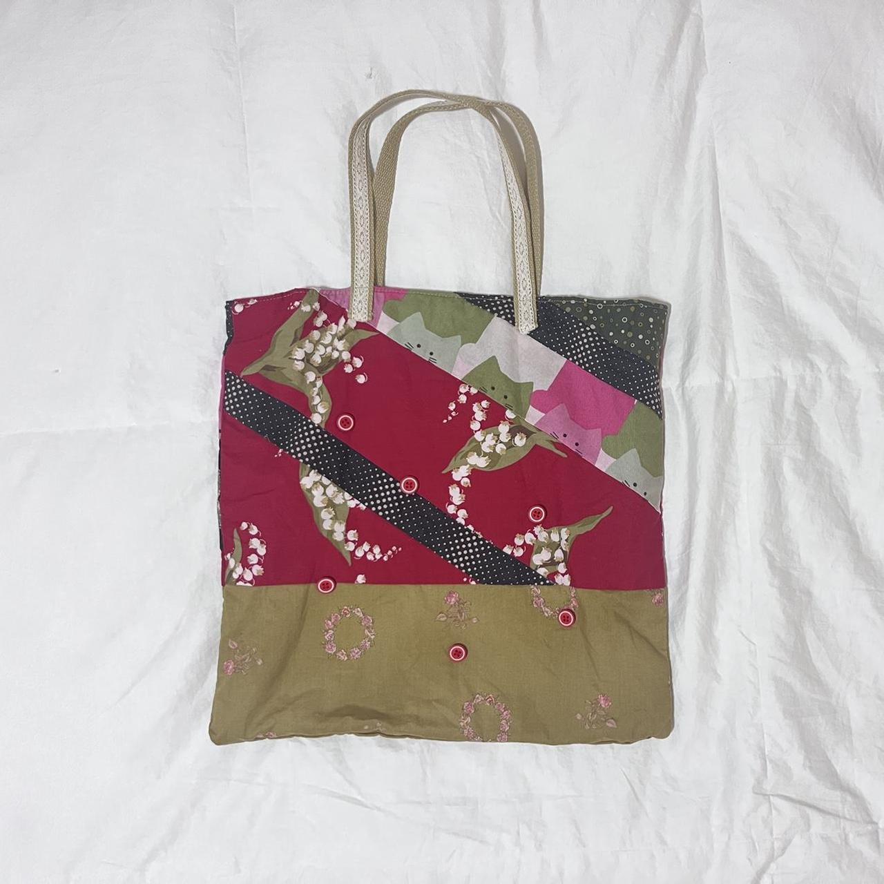 Cute reversible tote bag Dainty Multi pattern bag... - Depop