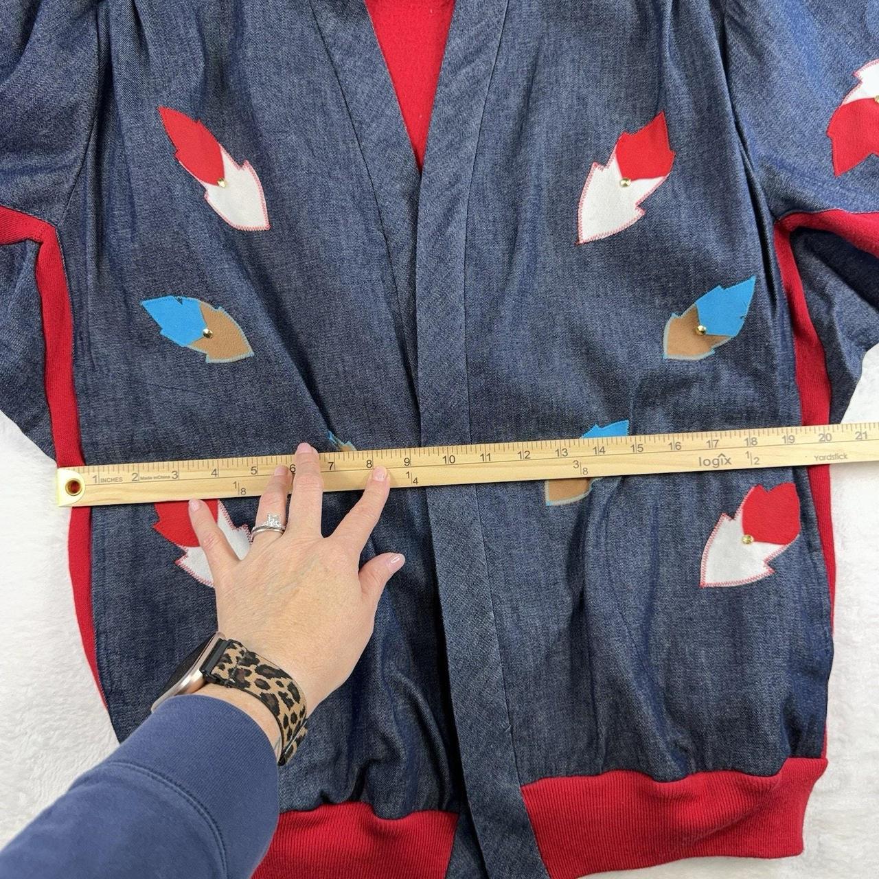 Source Unknown Women's Jacket - Blue/Red - L – Vt… - image 6