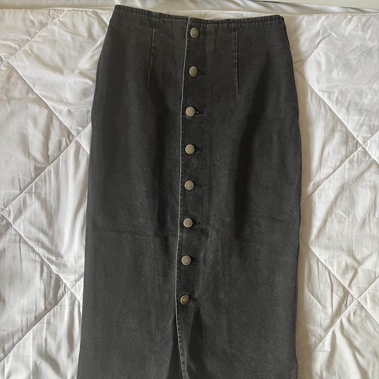 Women S Black Skirt Depop