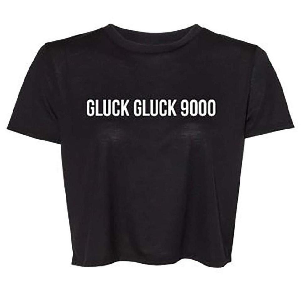 GLUCK GLUCK 9000 CROP TOP OFFICIAL BARSTOOL SPORTS... - Depop