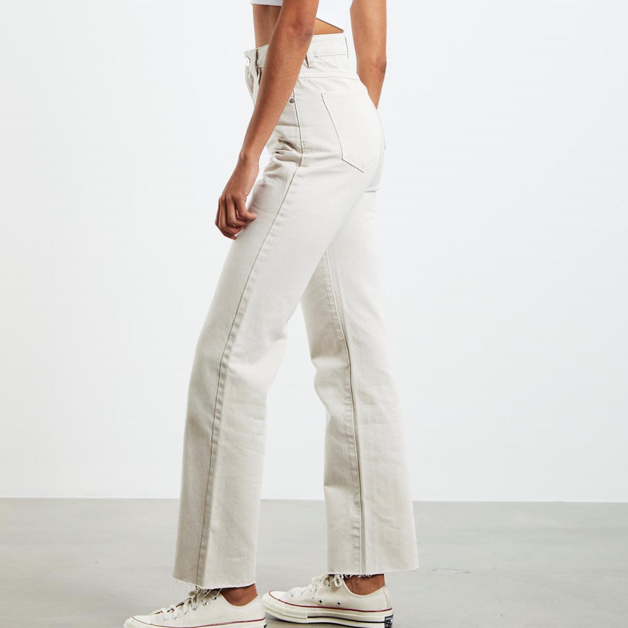 Women's Cream Jeans Depop
