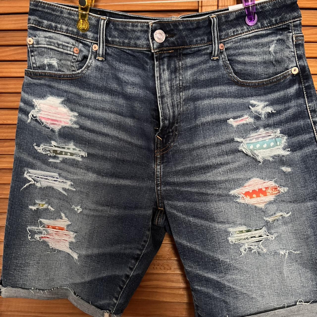 American Eagle Jean Shorts Pride Edition🏳️‍🌈 Mens Size 36 Depop