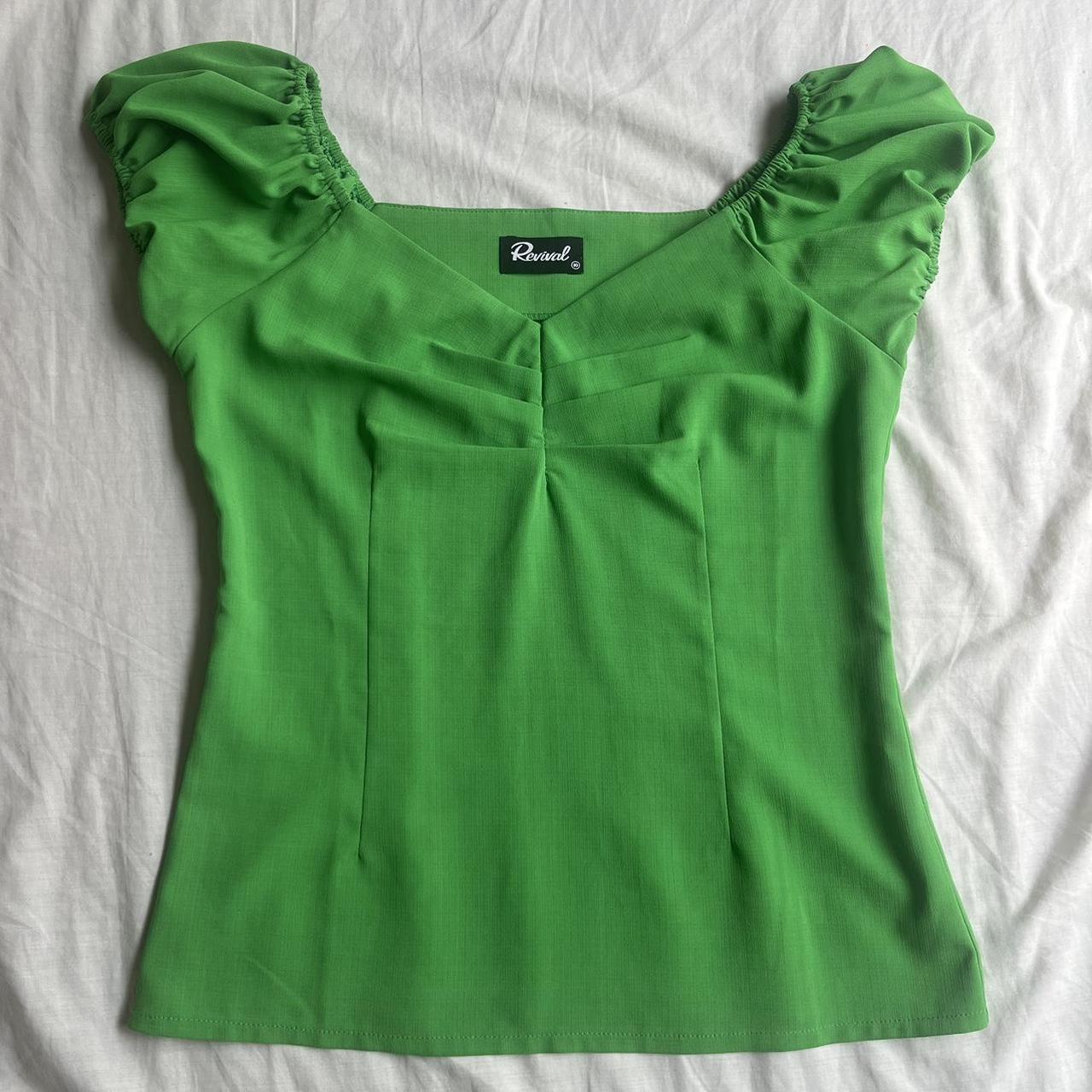 A super sad sell: puff-sleeved blouse/top with... - Depop