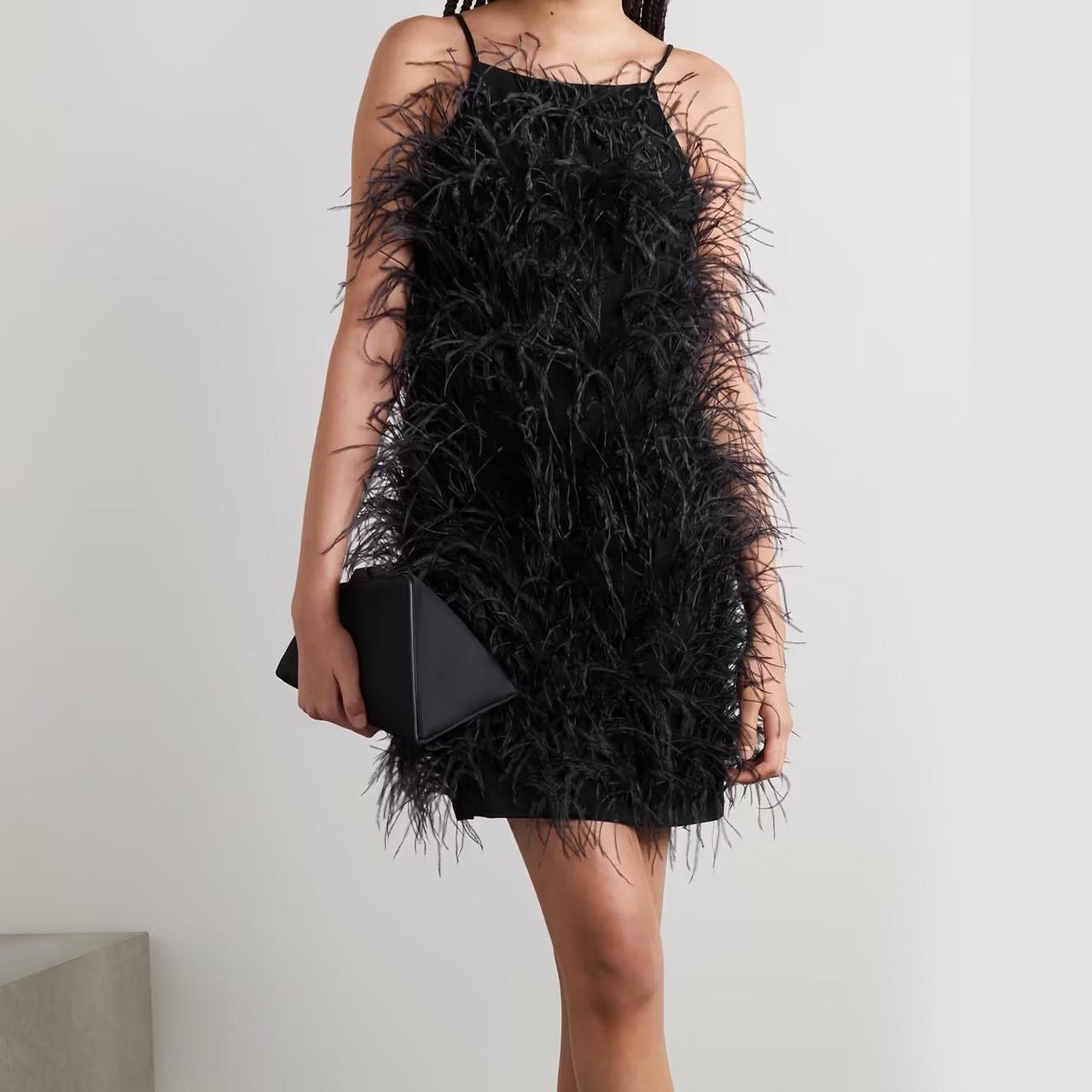 Michael kors 2024 feather dress