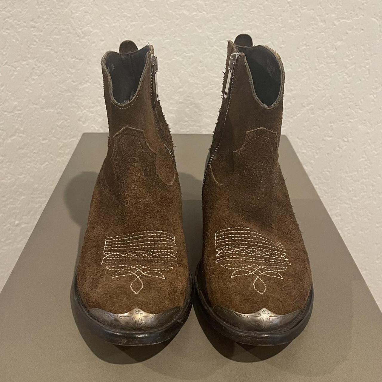 Golden Goose Women's Brown Boots Depop