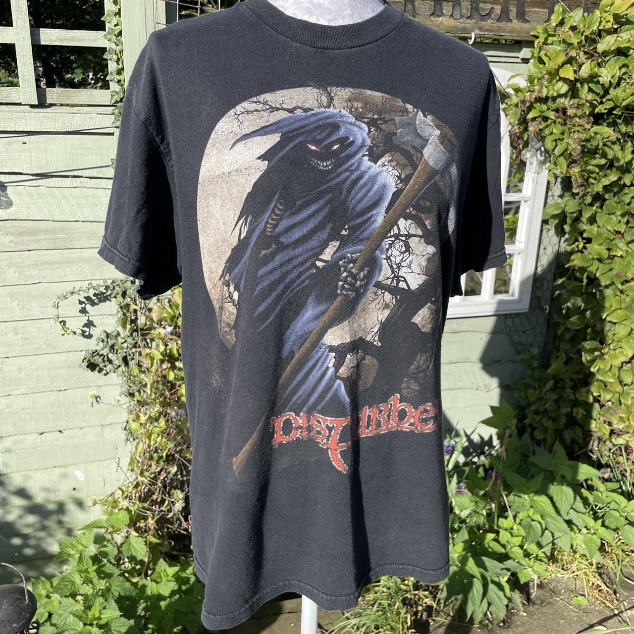 GIANT TAG vintage Disturbed band tshirt Size Depop