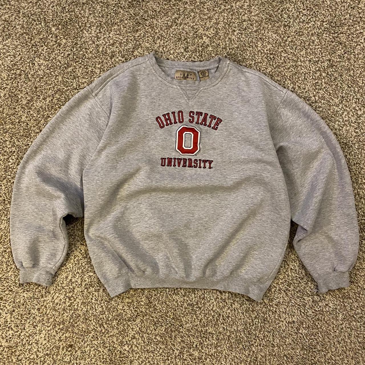 Vintage Ohio State Sweatshirt Size: L 80% Cotton... - Depop