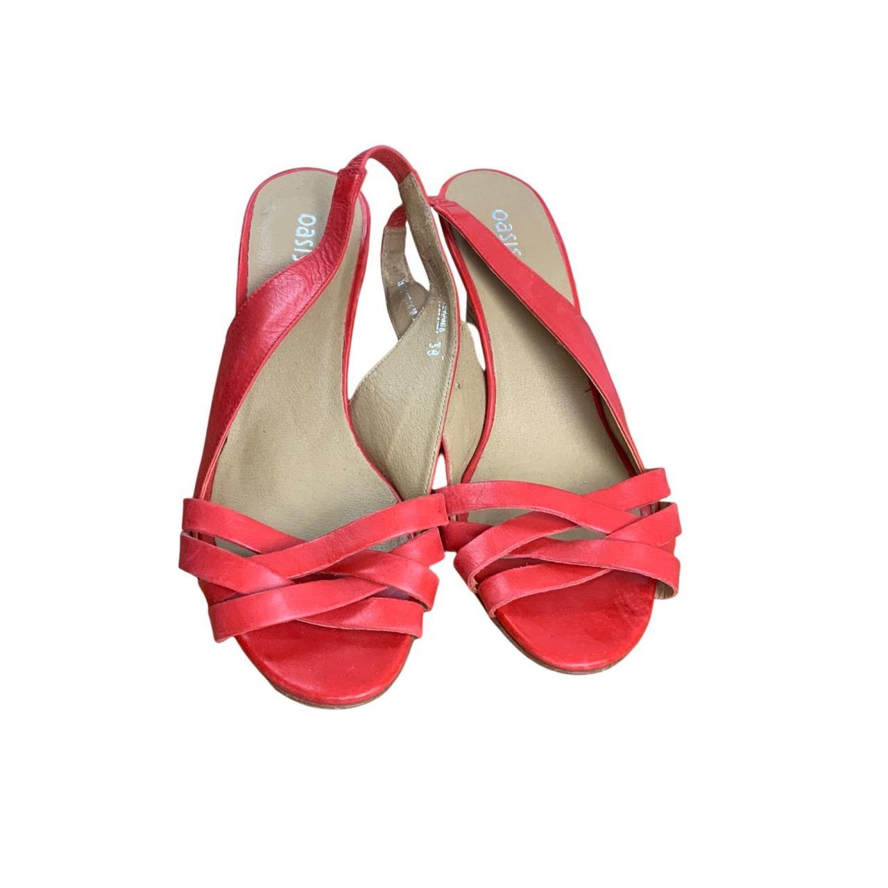 Oasis red shoes outlet