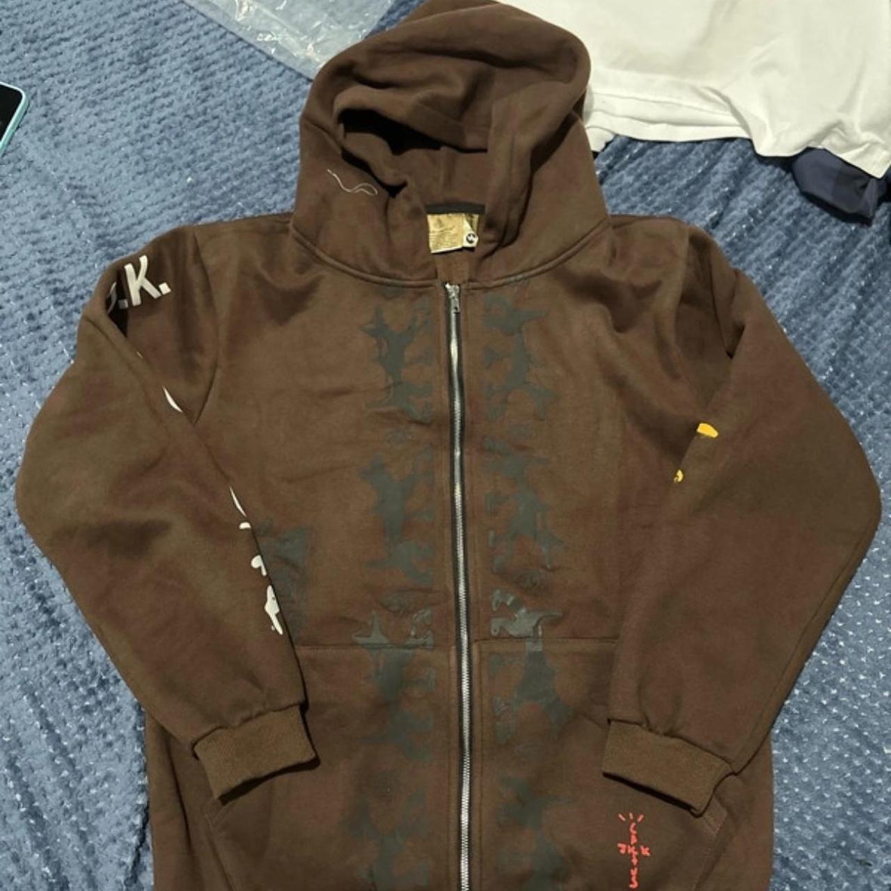 Travis Scott reverse dog zip up hoodie Never worn... Depop
