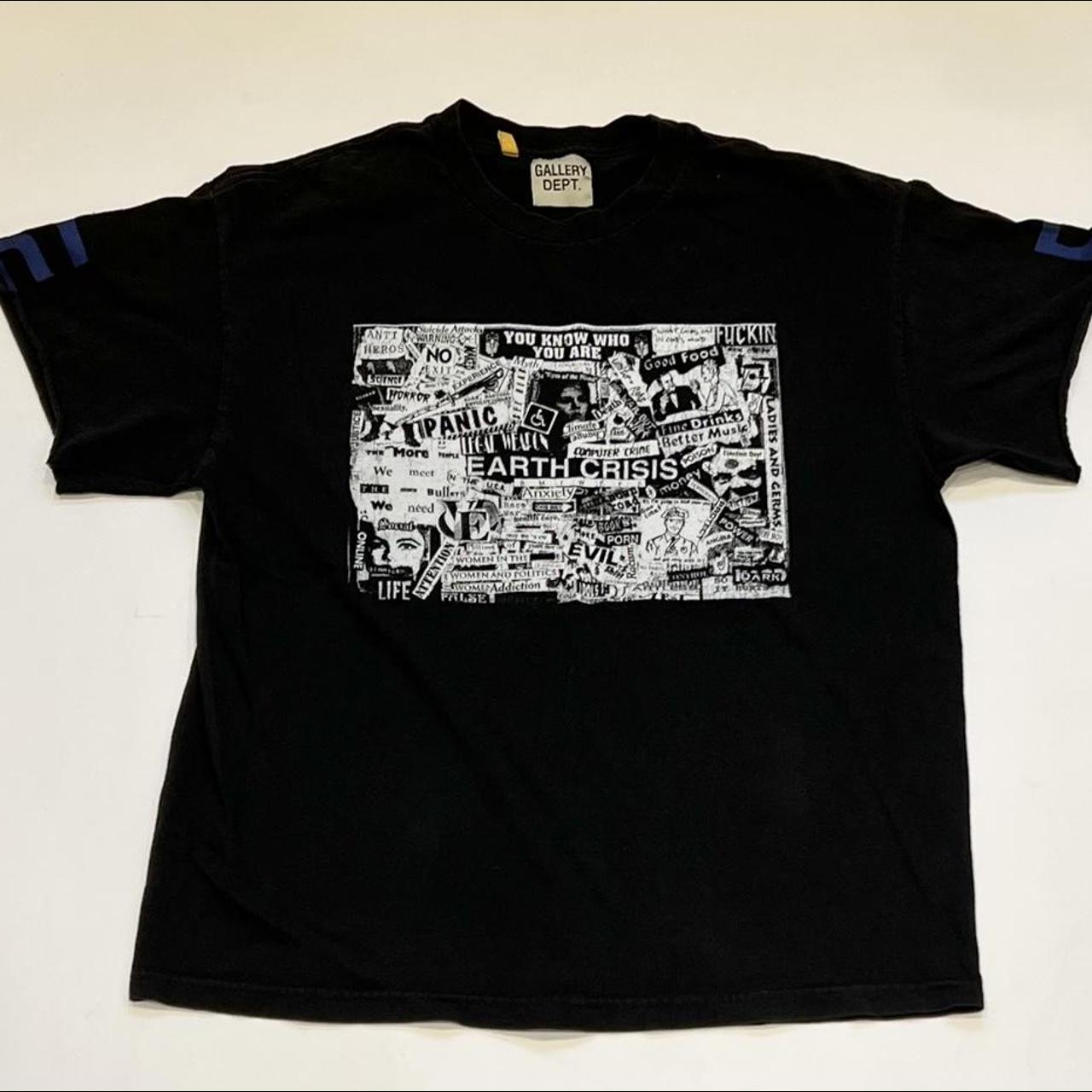 GALLERY DEPT EARTH CRISIS バンド カットソー Tシャツ GALLERY