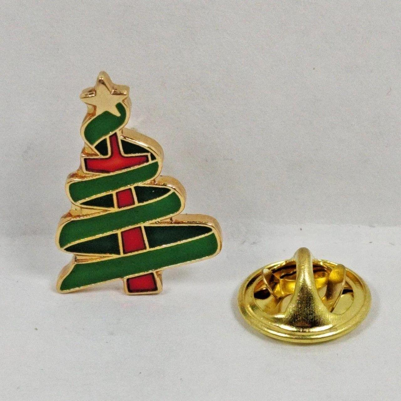 Source Unknown Women's Brooch - Green/Red – Note … - image 2