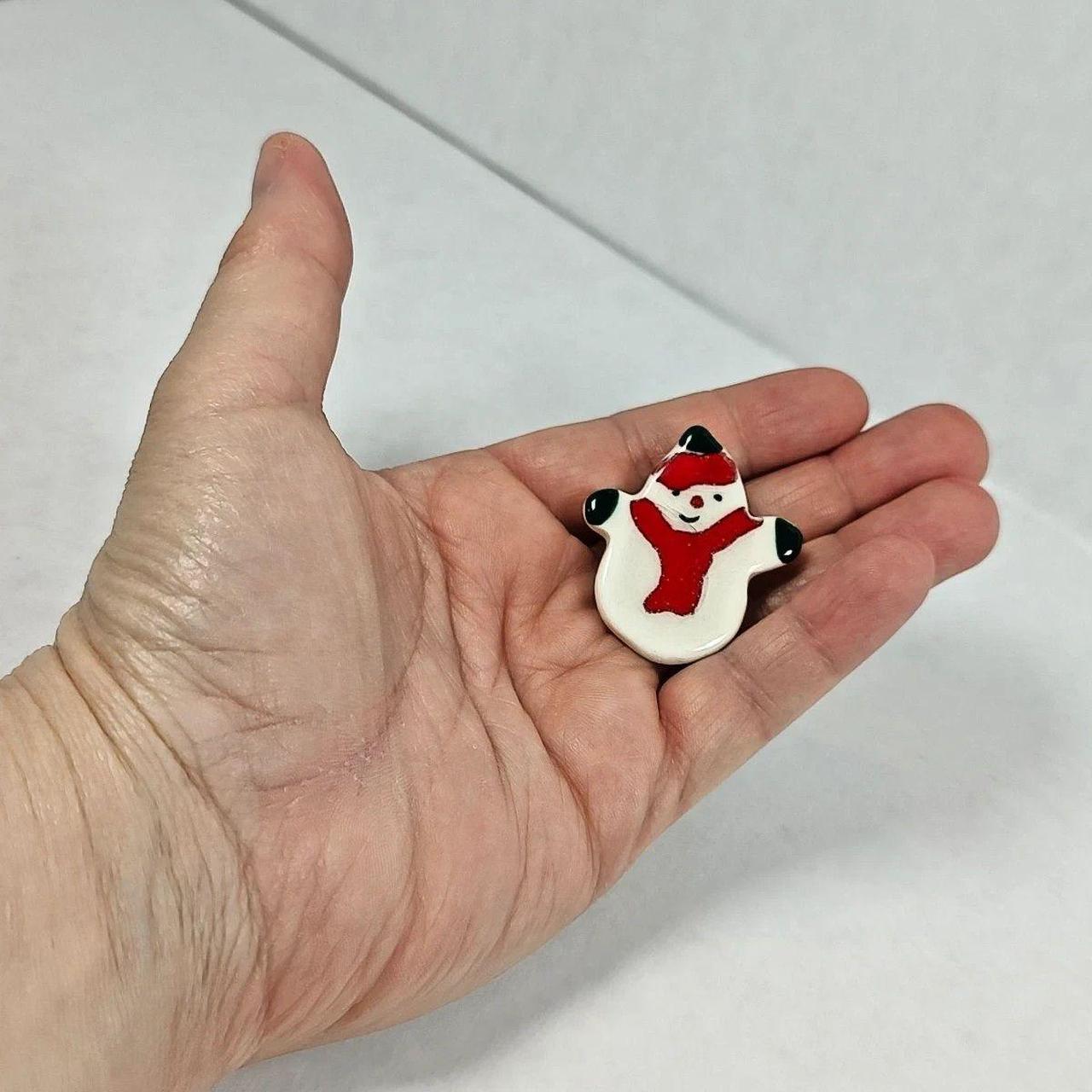 Source Unknown Women's Brooch - Green/Red – Note … - image 7