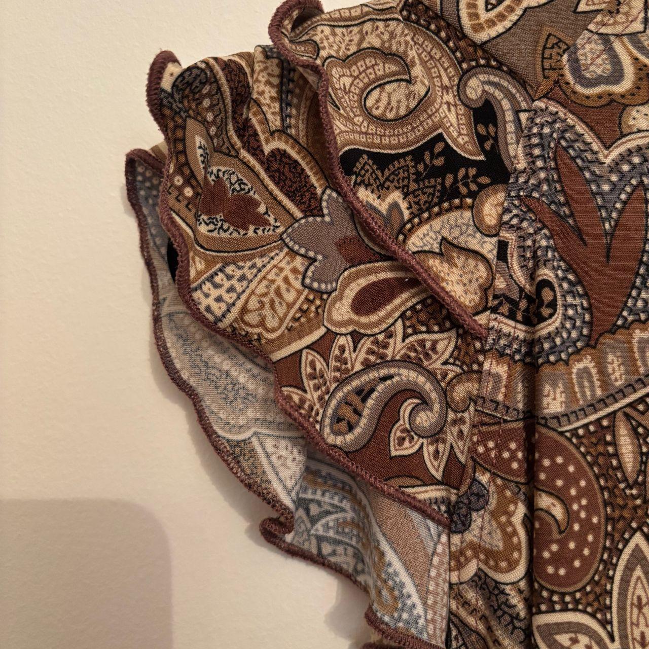 Source Unknown Women's Blouse - Brown/Multi - M –… - image 3