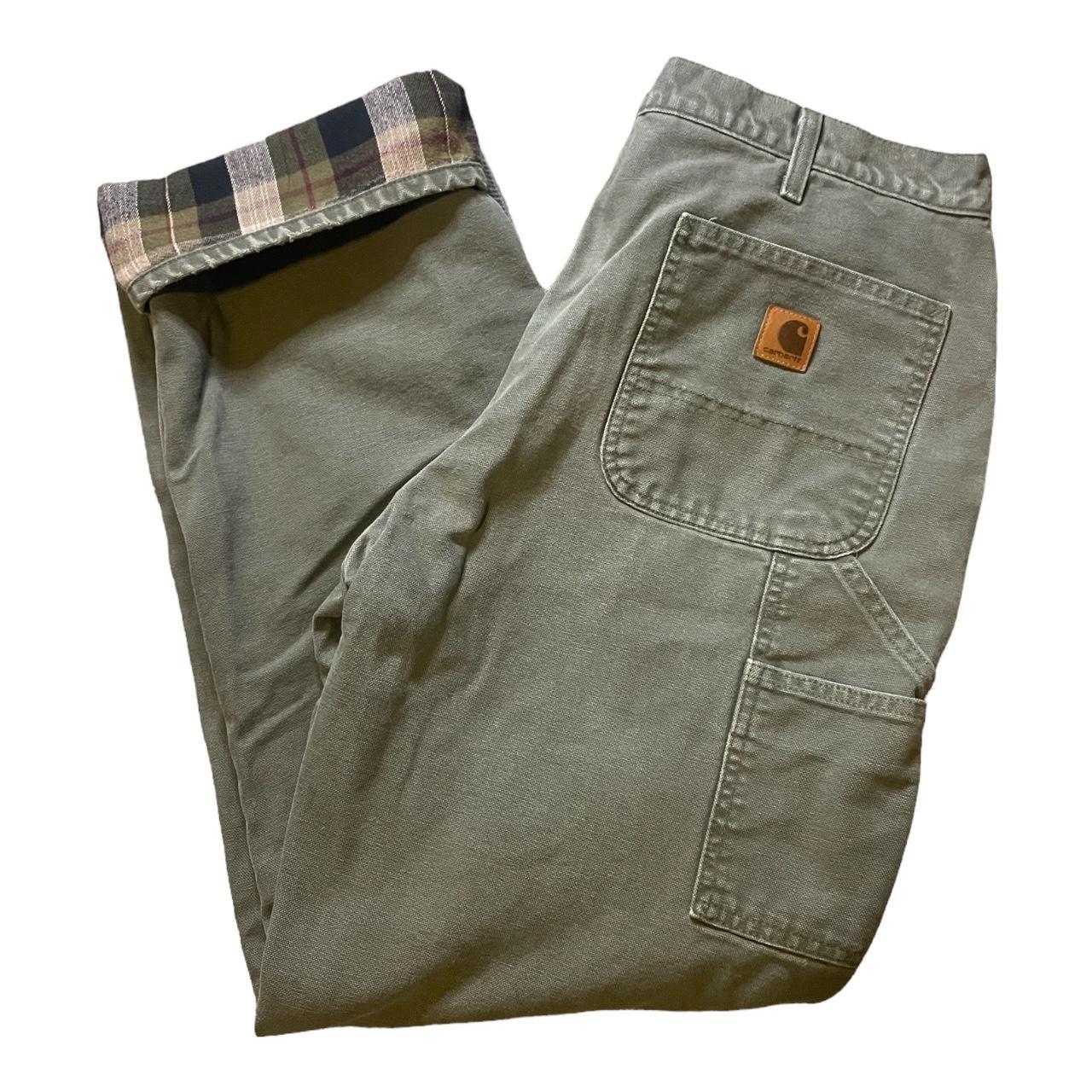 Carhartt blanket lined cargo pants! No stains or... - Depop