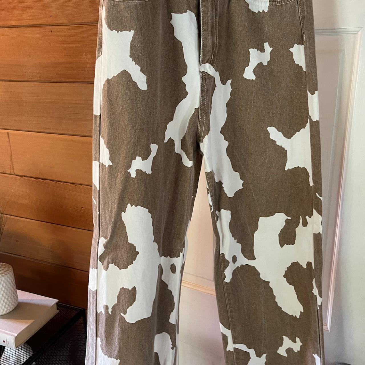 Midland Cow Print Jeans – 12th Tribe