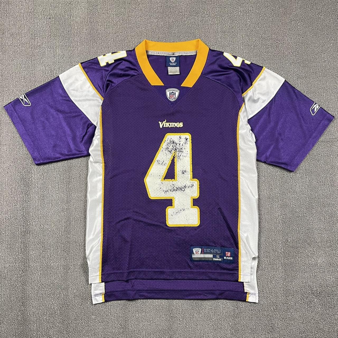 Throwback Minnesota Vikings Brett Favre stitched - Depop