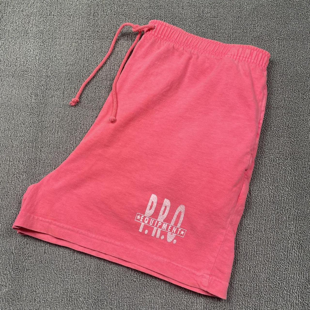 Mens pink sweat on sale shorts