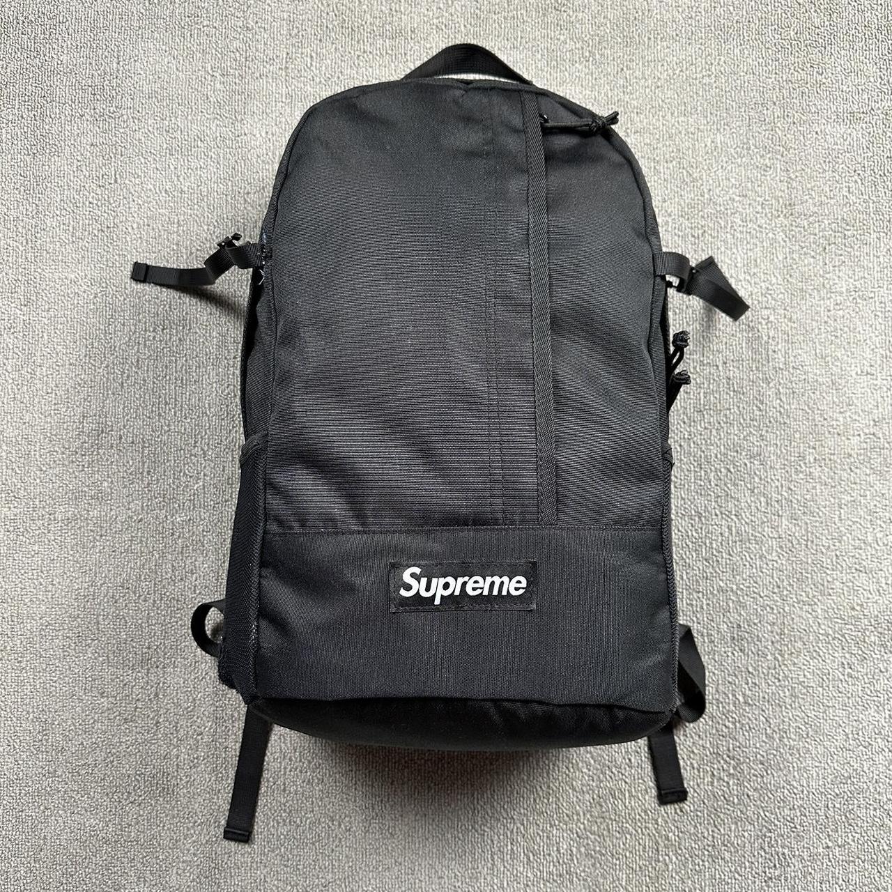 Supreme Backpack(SS21) black A February SS21 - Depop