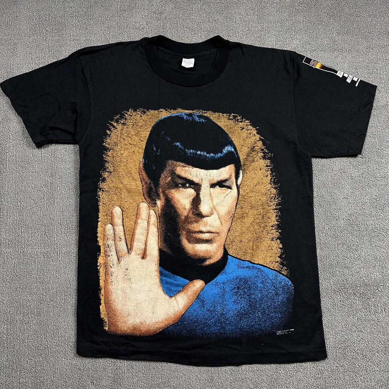 Vintage Star Trek Spock Shirt 90s Promo Tee Live...