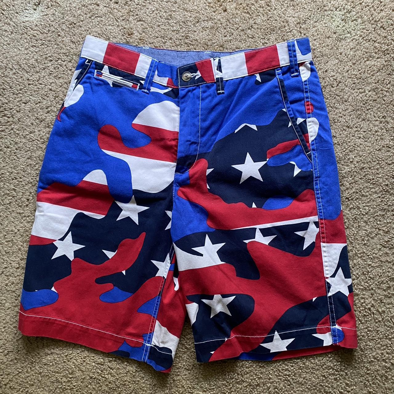 Polo red white and blue shorts Clearance