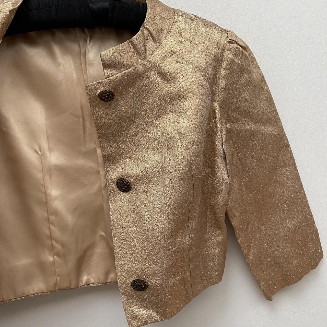 Women's Gold Jacket Depop