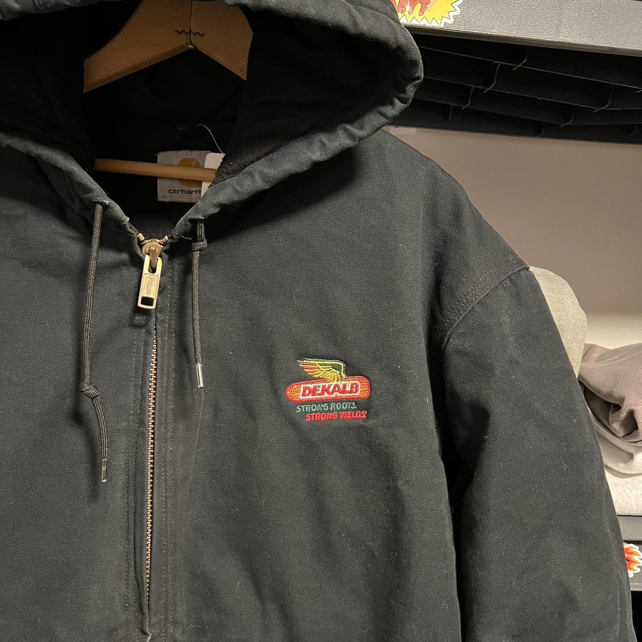 Black Carhartt Jacket insulated SZ L Depop