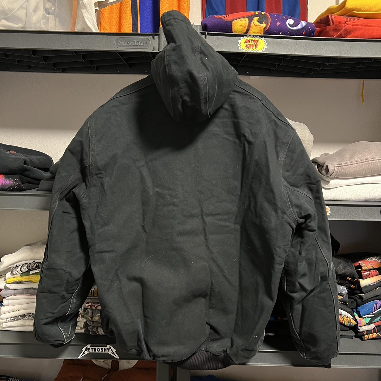 Black Carhartt Jacket insulated SZ L Depop