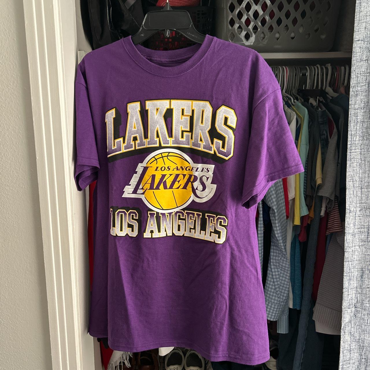 Los Angeles LA Lakers Basketball Warm Up Champion - Depop