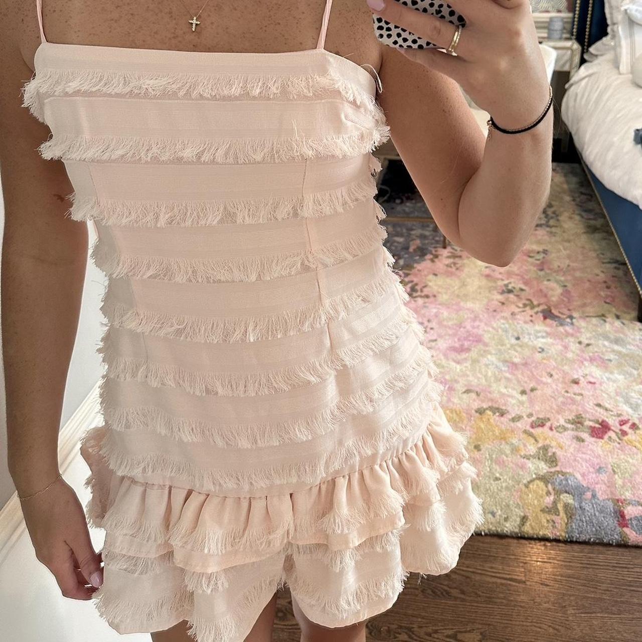 Princess polly ruffle dress so cute love this size... - Depop