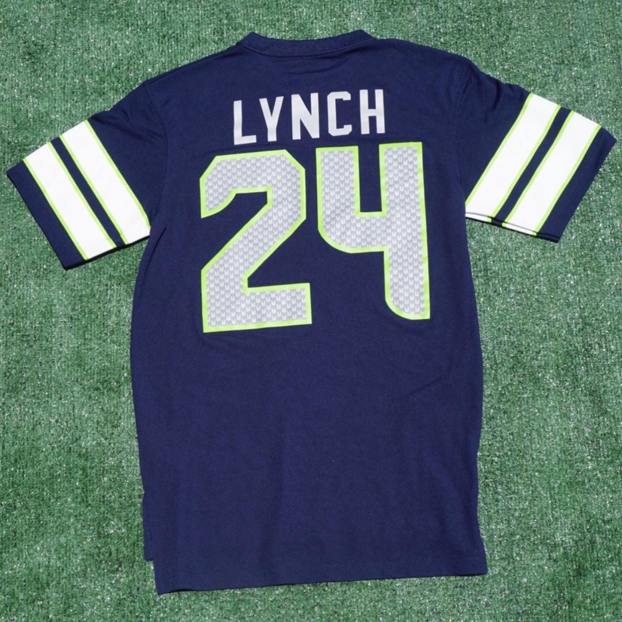 Marshawn Lynch Shirt 2XL Seattle Seahawks tee with - Depop