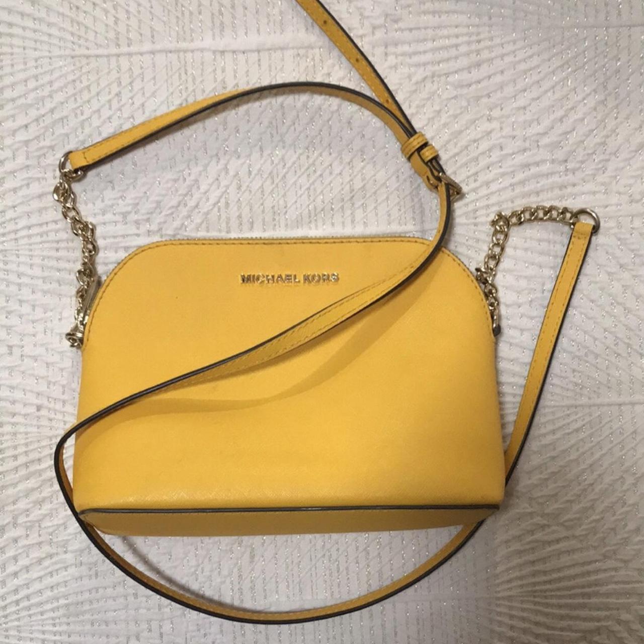 Michael Kors Women's Yellow Bag | Depop