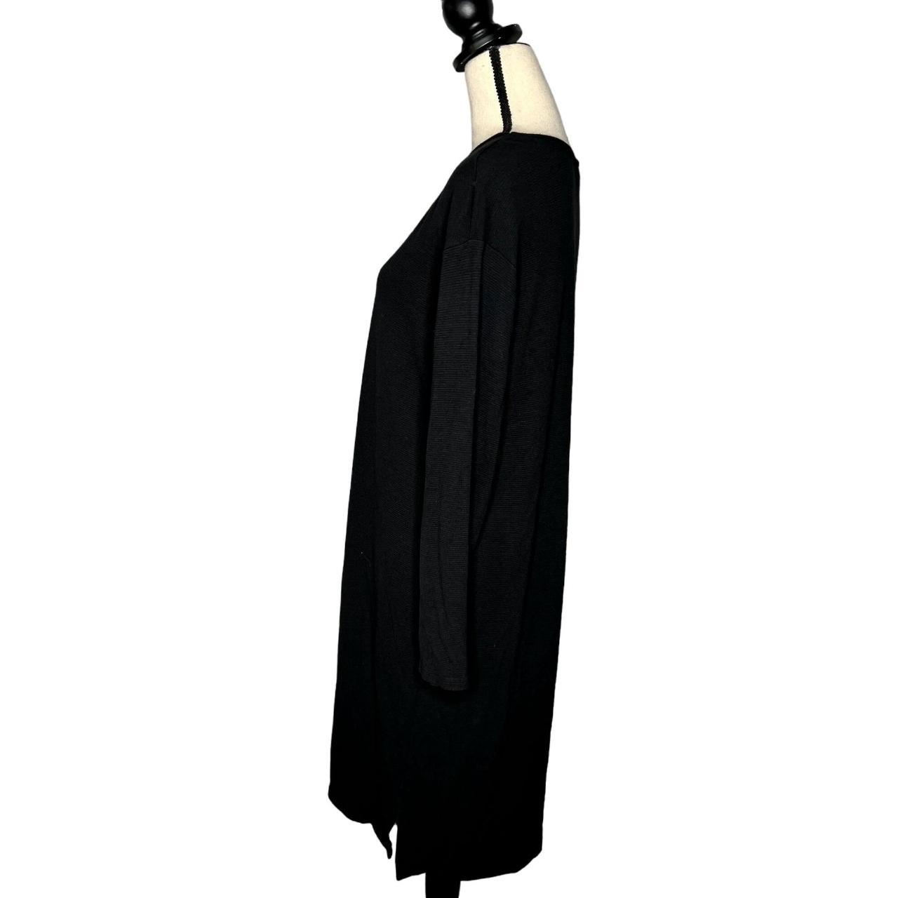 J. Jill Wearever Collection Black Long Sleeve V-Neck - Depop