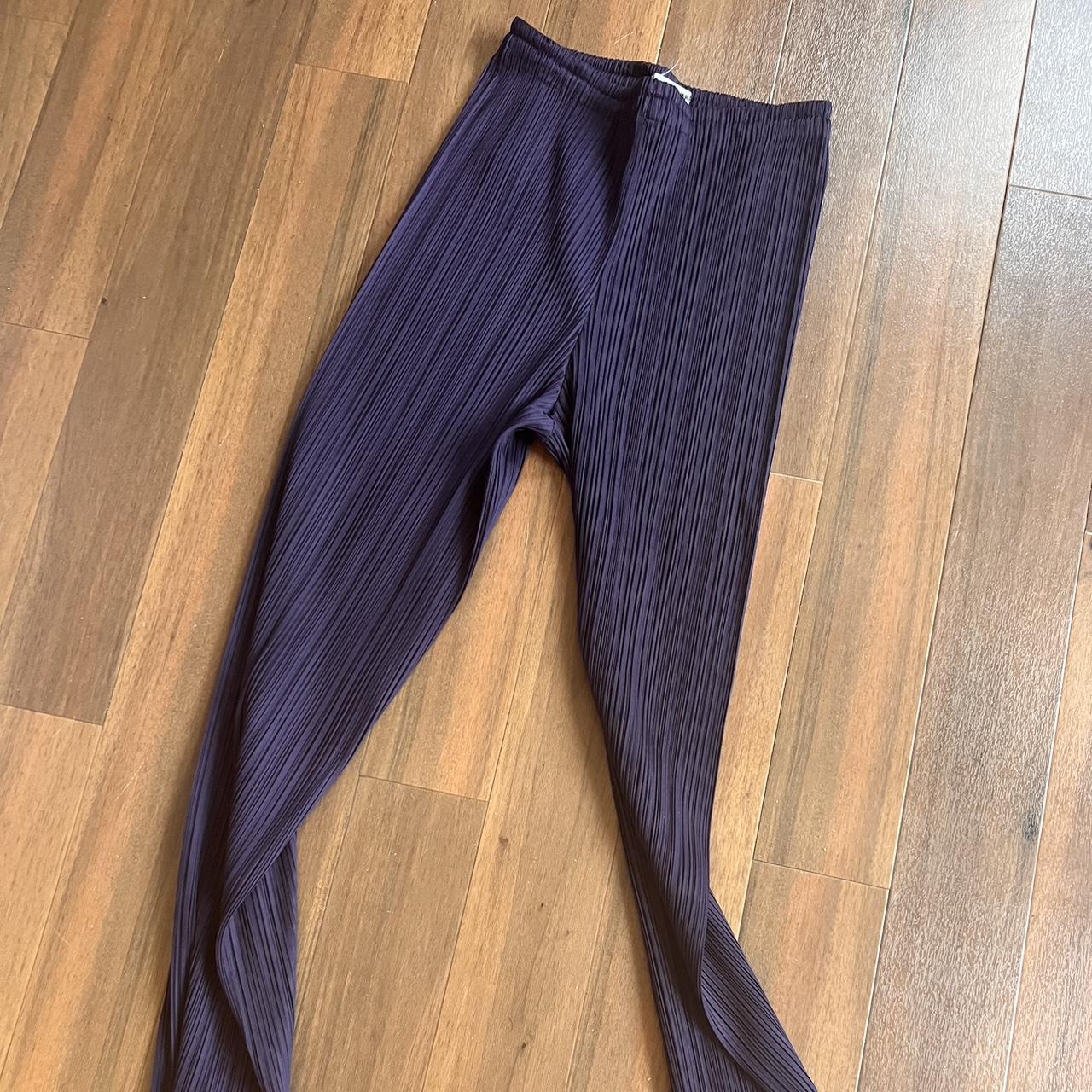 Issey Miyake Women's Purple Trousers