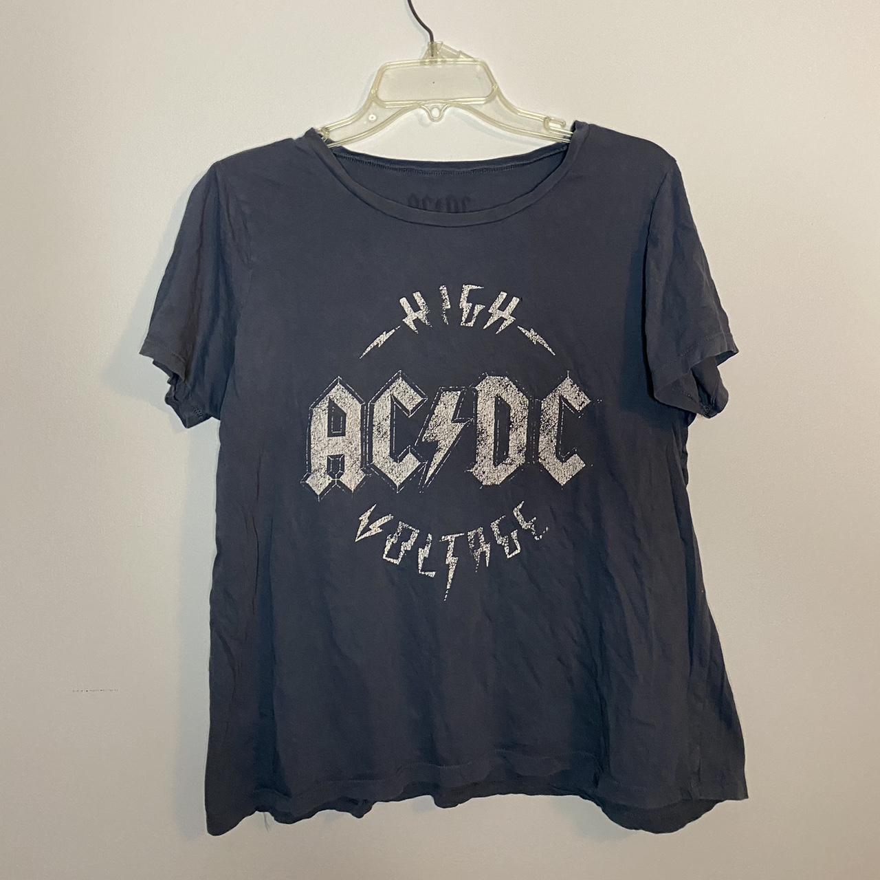 AC/DC graphic tee Worn, no known stains or... - Depop