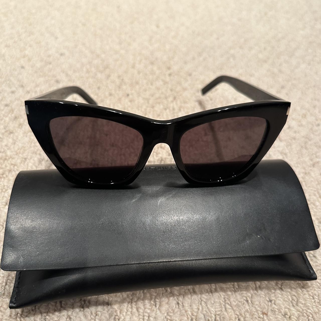 YSL Cat eye sunglasses Brand new comes with box, - Depop